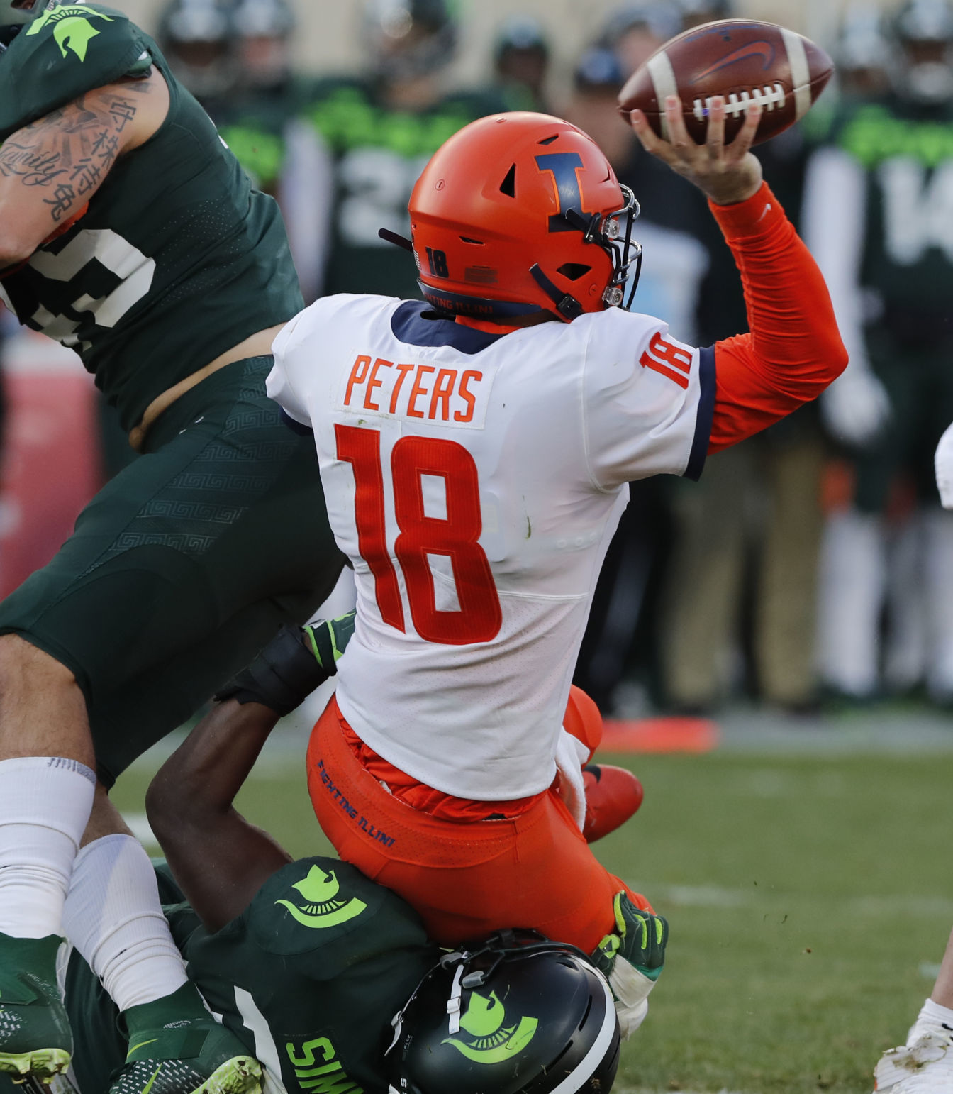 Illinois Michigan St Football